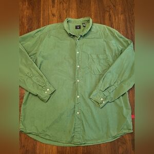 Levi's Men's XL Green Longsleeve Single Pocket Buttondown Casual Cotton Shirt